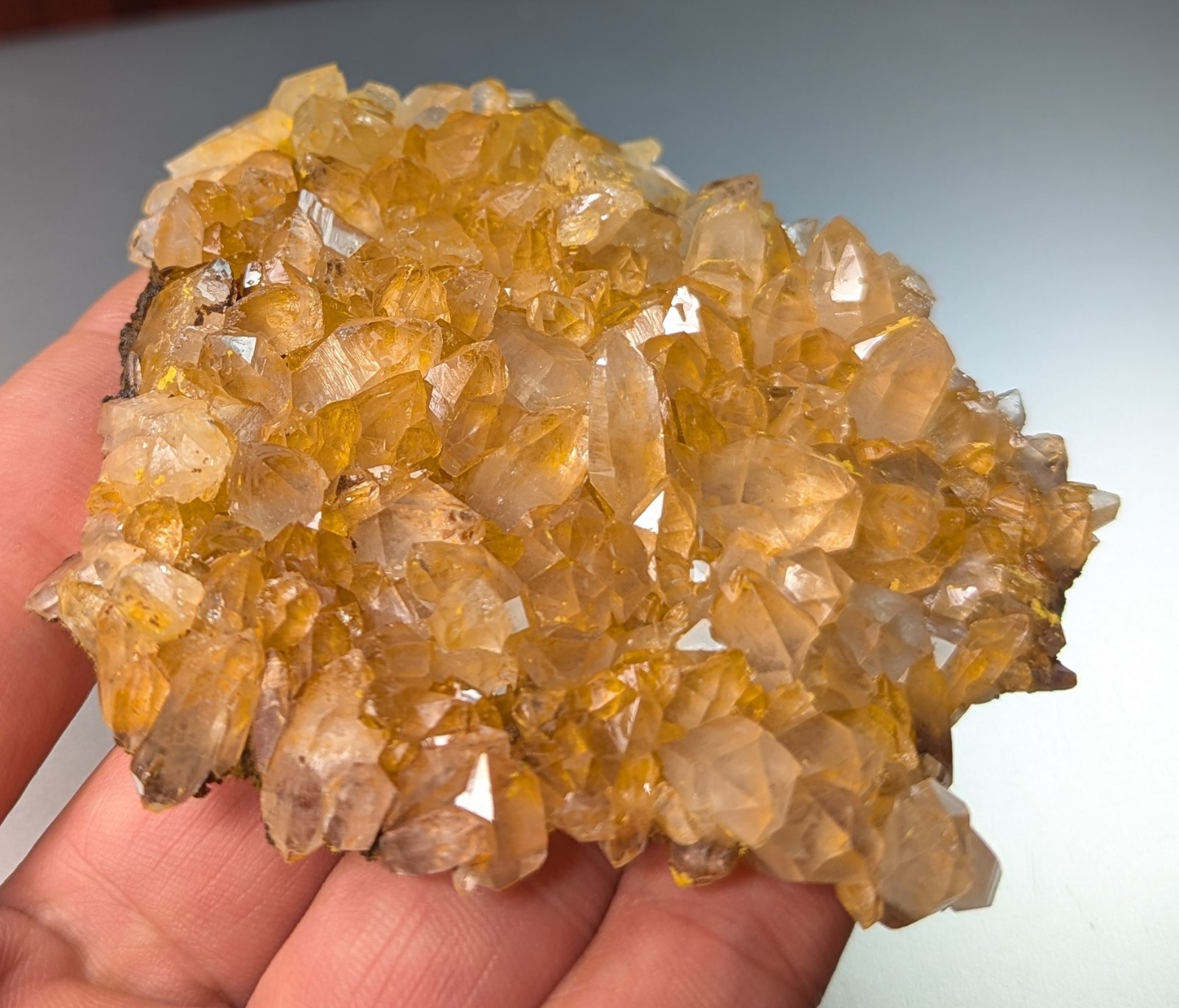 Puffball Claim Double Terminated Quartz Crystal Cluster King Co Washington