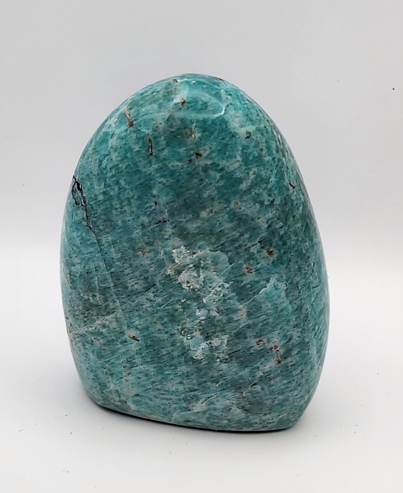 NEW Handcarved Natural Stone Polished Freestanding Freeform Amazonite Crystal