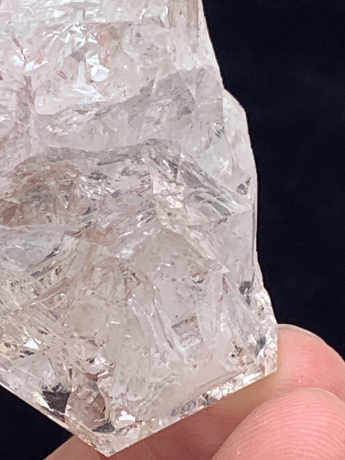 60 Gm Beautiful White Bone Window Quartz Crystal