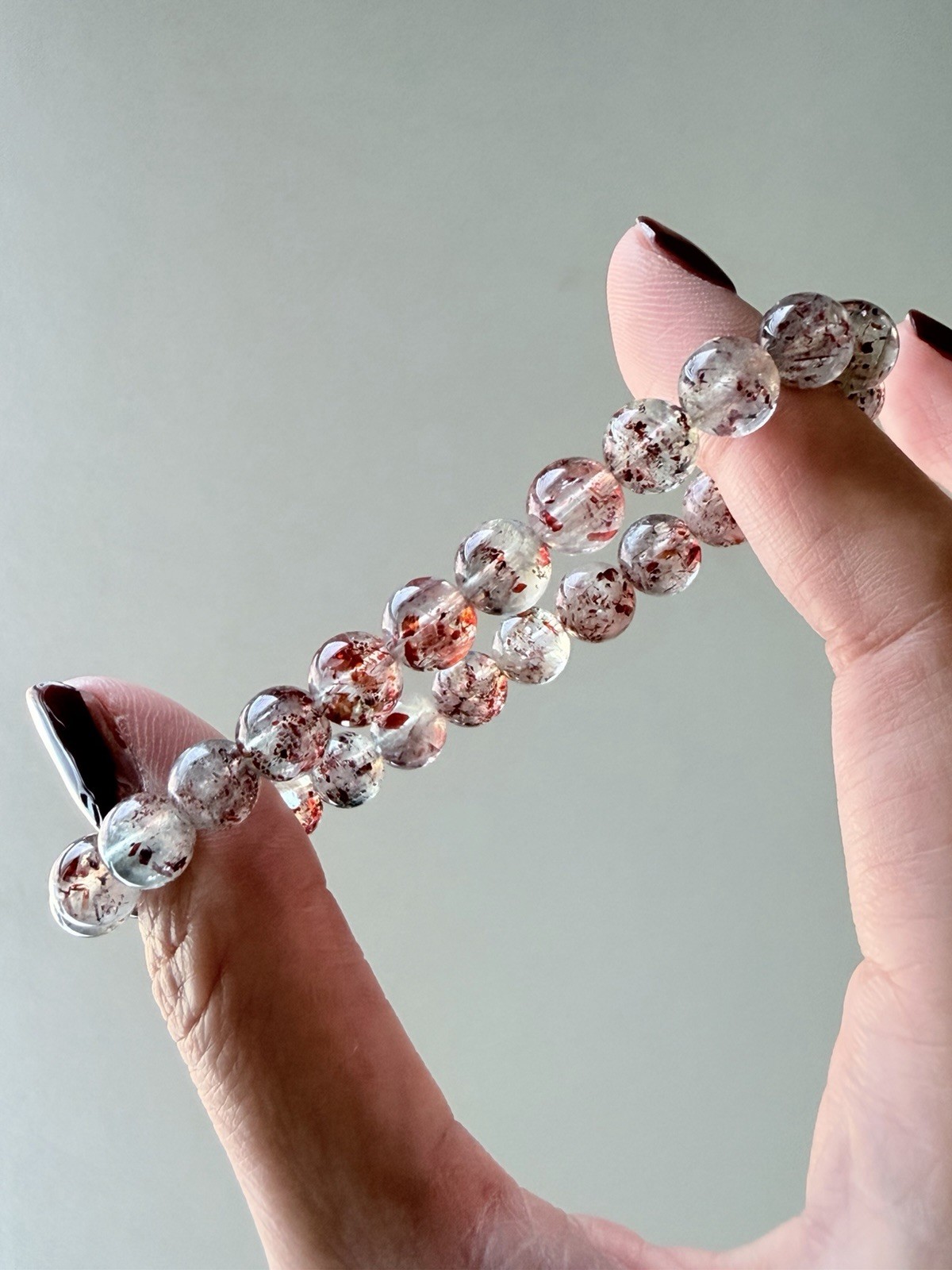 RARE Natural Light Green Arusha Flashy Sunstone Bracelet