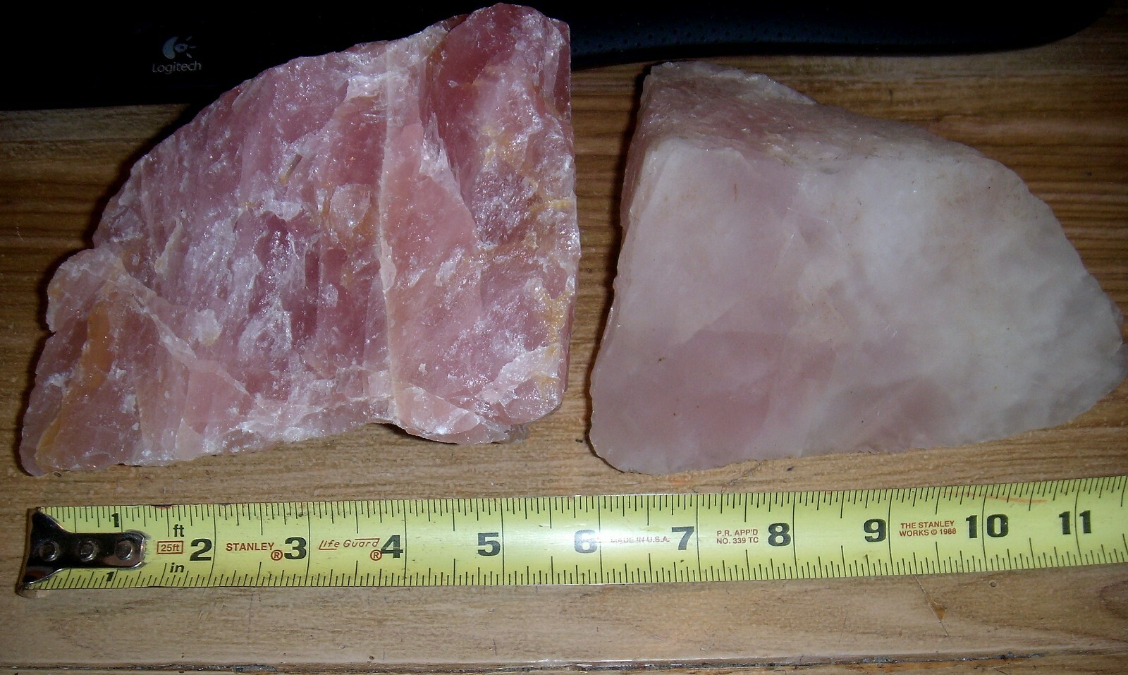 6-1/2 lbs.Rose Quartz Crystal Mineral Gemstone Rock ,crysta,black amethyst