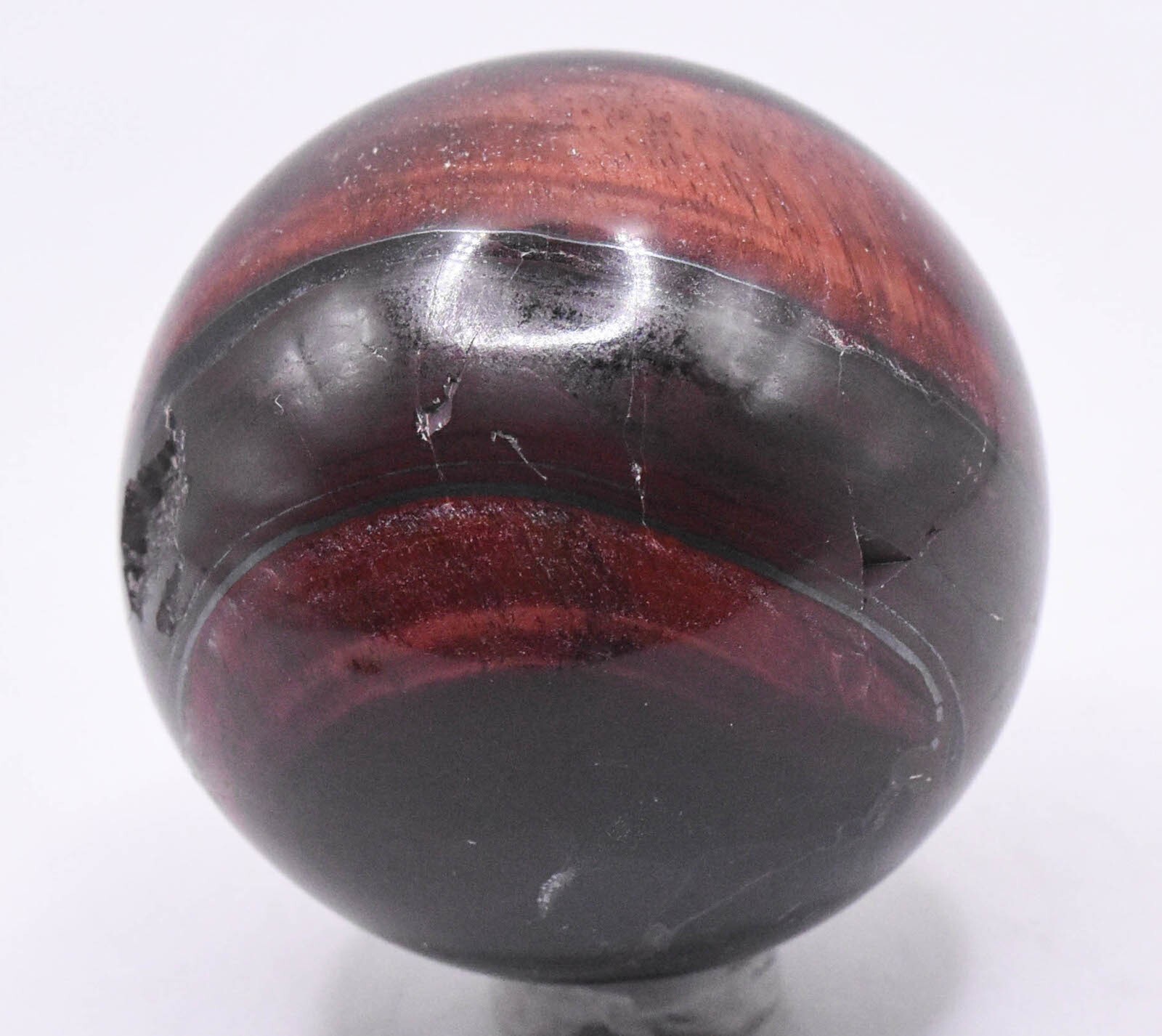48mm 160g Dark Red Tiger’s Eye Sphere Polished Crystal Mineral Stone Ball Africa