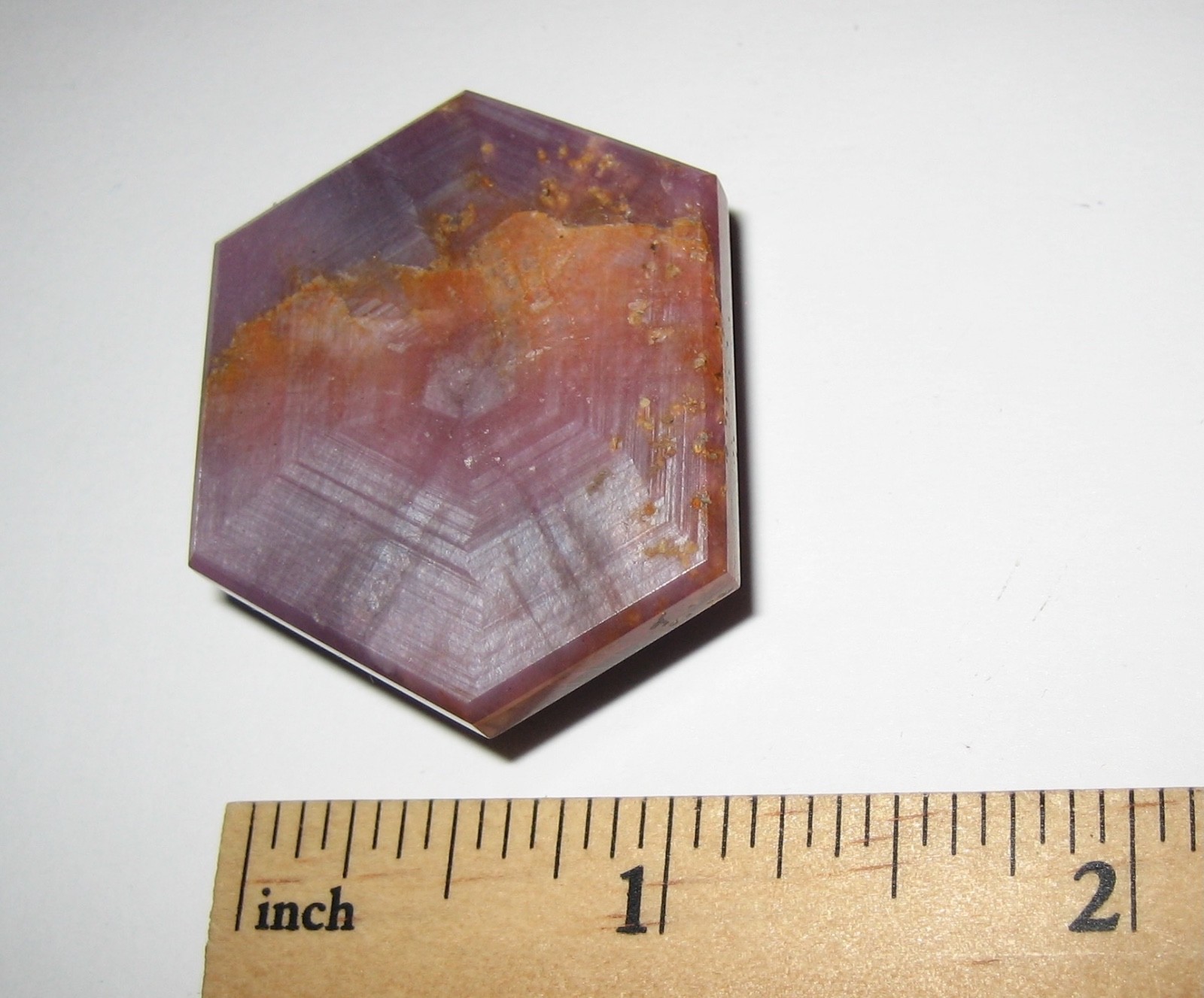 37mm x 30mm POLISHED RARE NATURAL RUBY CRYSTAL STONE CABOCHON TANZANIA 33.2grams