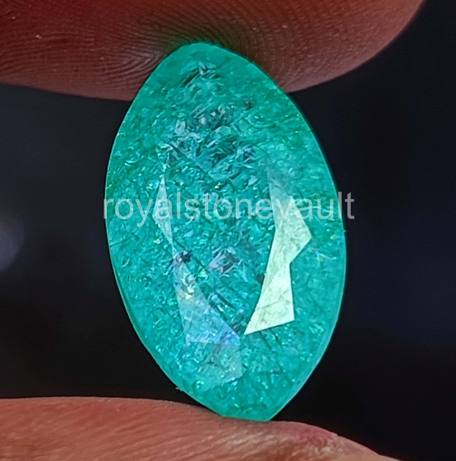 12.00 Ct Natural Green Emerald Marquise Shape Loose Gemstone IGL Certified 5AOI
