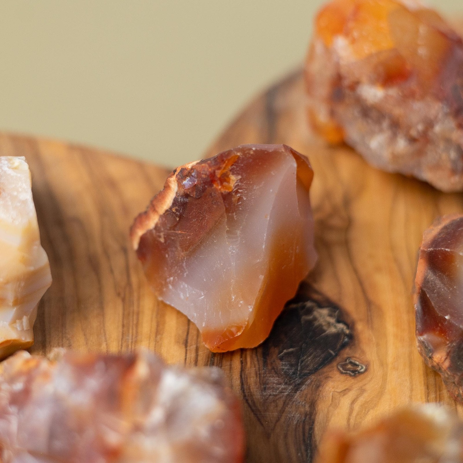 Carnelian Raw Stone Natural Rough Crystal Mineral Specimen Collector Stone Gift