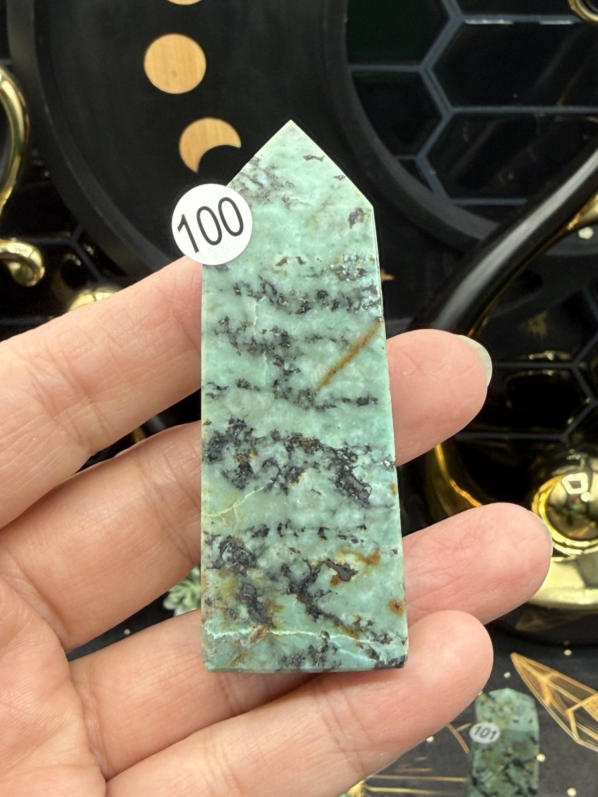 Natural African Turquoise small/mini Points Free shipping