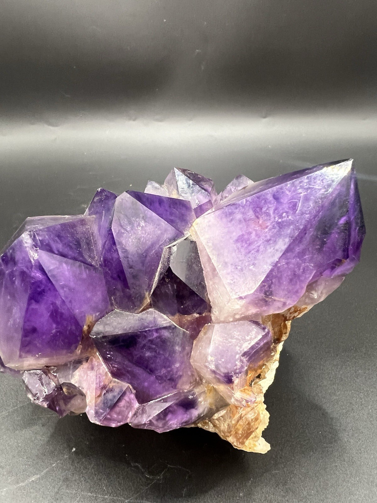 3.16 LB Natural Large Point Amethyst Cluster Crystals ,Quartz, Healing, Decor