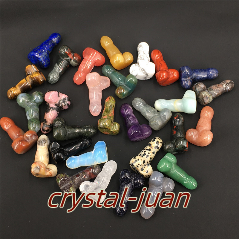 Wholesale A lot of Natural Mix Quartz Crystal Penis Skull crysta figurine