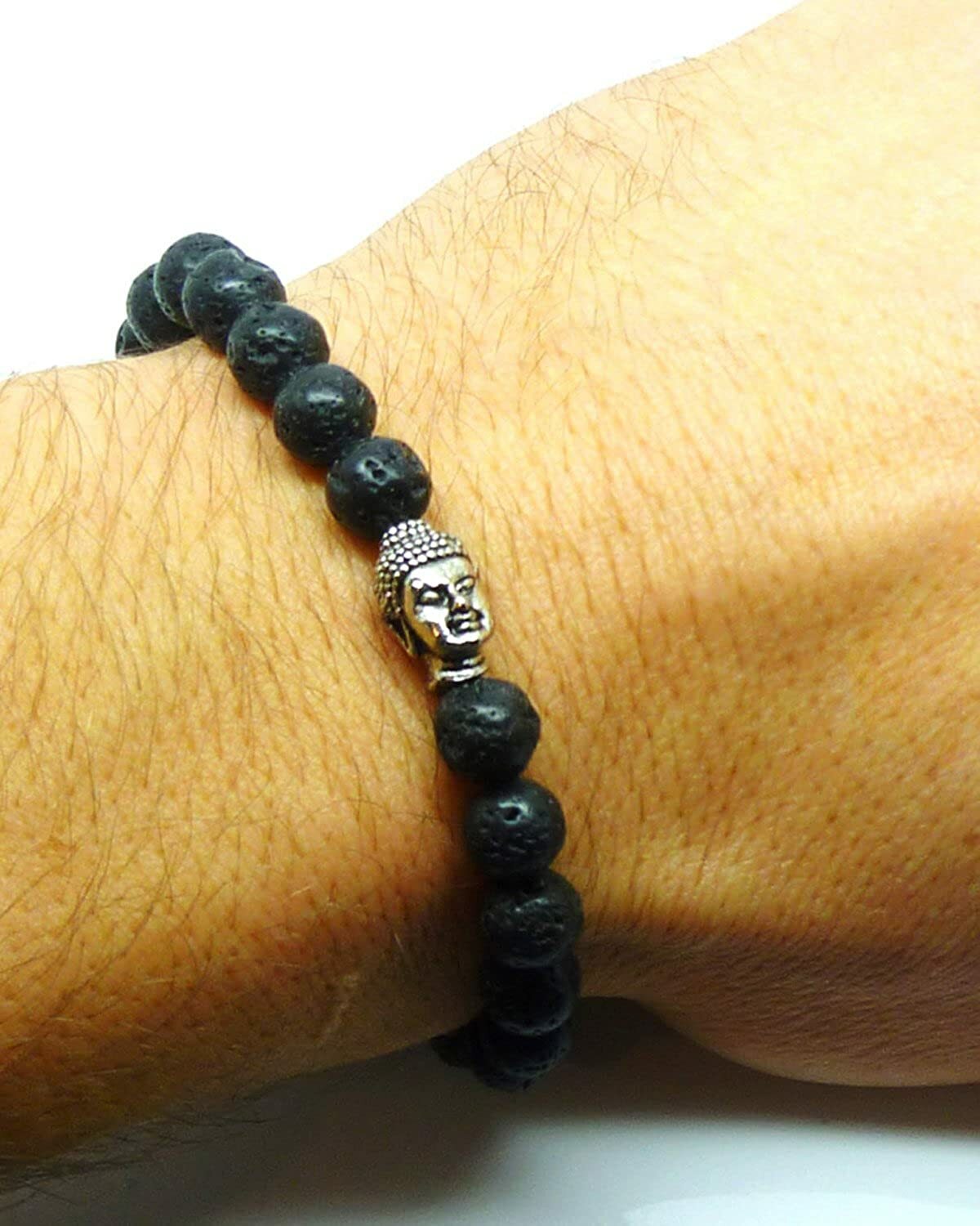 Black Lava Stone Reiki Bracelet for Confidence Healing Bracelet For Men & Women