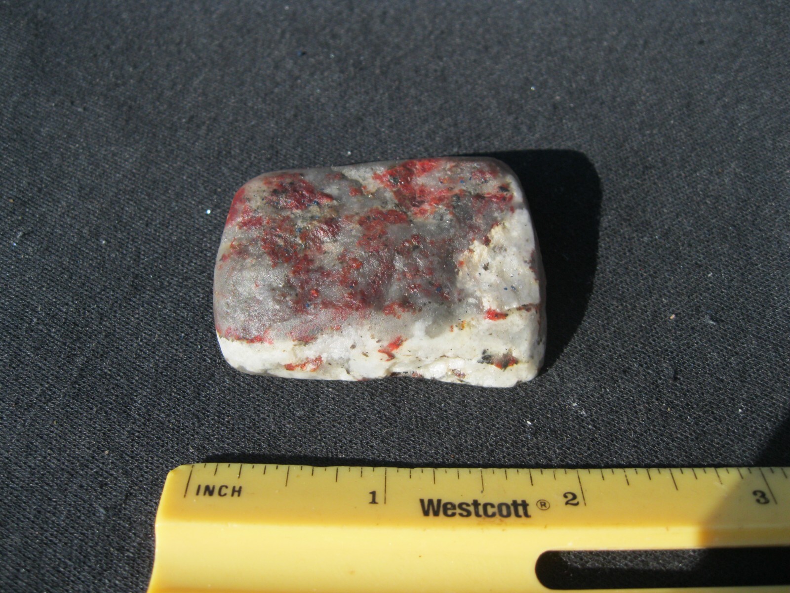 SANBORNITE, GILLESPITE, Crystal, RARE mineral, 2 x 1 1/2 x 1/2″ 1.6 oz.