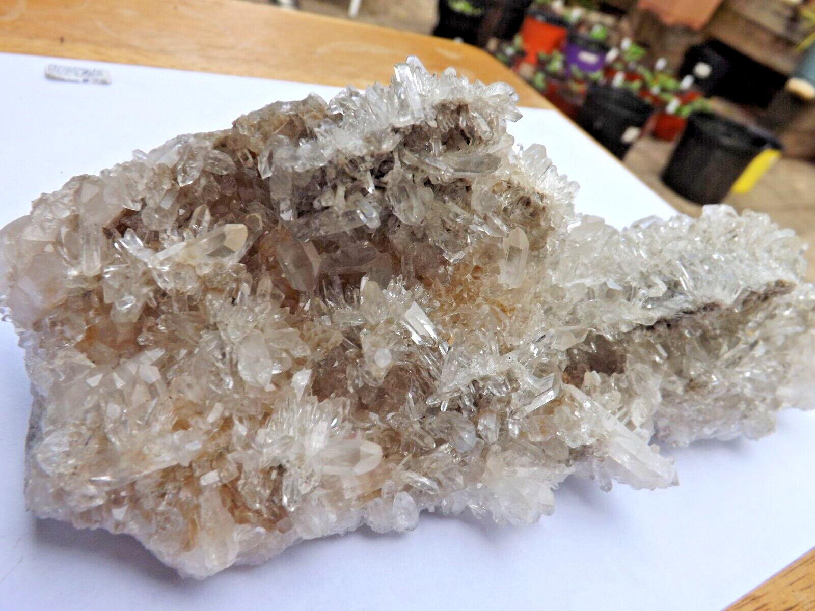 Ellenville needle quartz crystal matrix 640g 8″x3-1/2″x2-1/2″ Museum piece