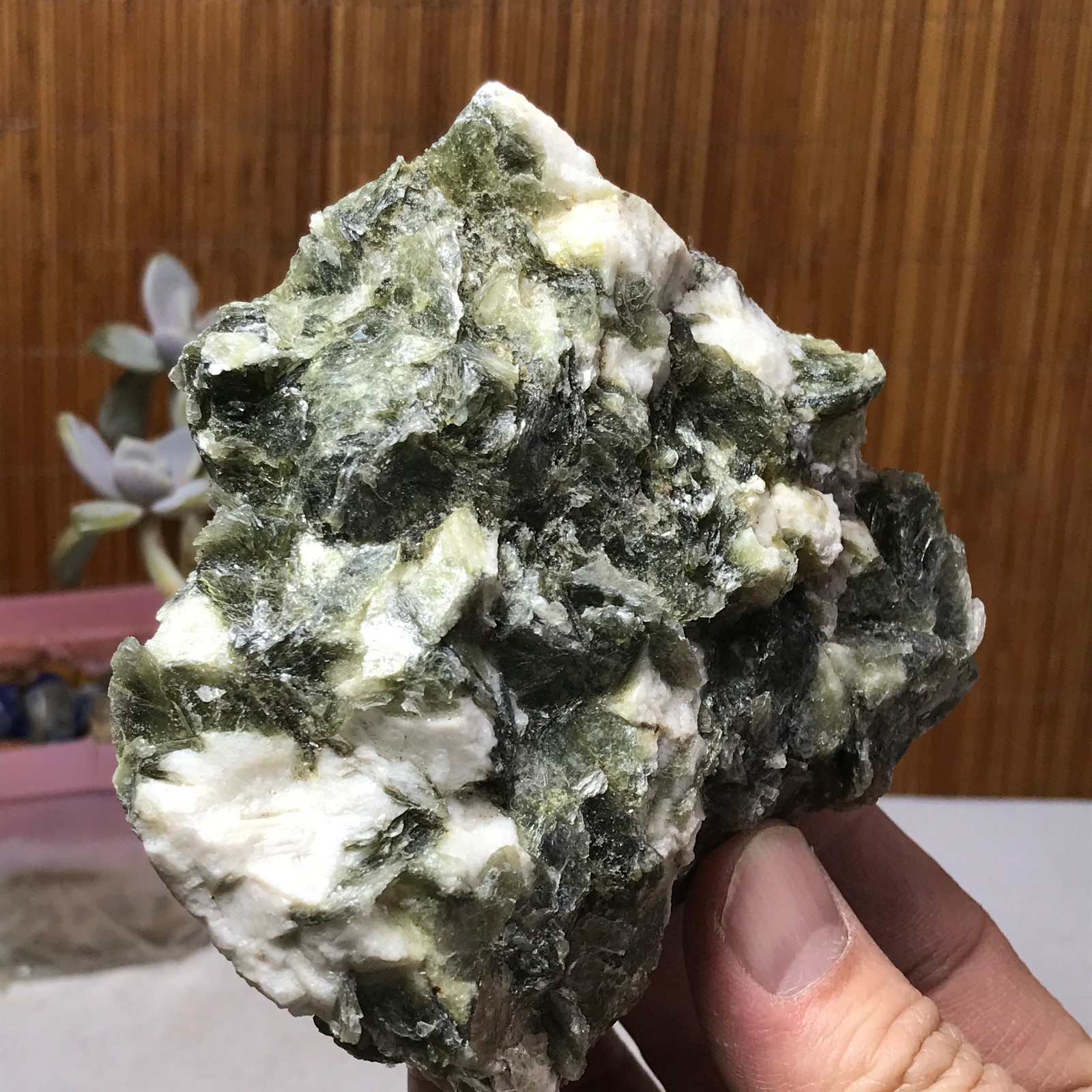 Natural Yellow mica lepidolite crystal specimen spiritual restoration 387g A6381
