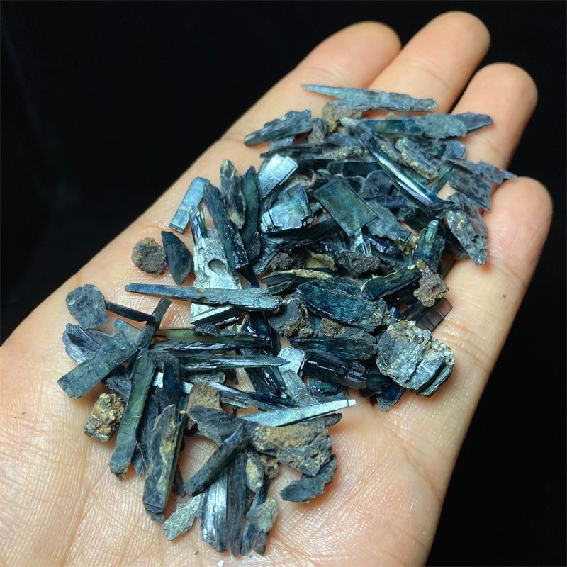 100ct EXCELLENT CLEAR BLUE GREEN VIVIANITE CRYSTALS SPECIMEN FROM Brazil