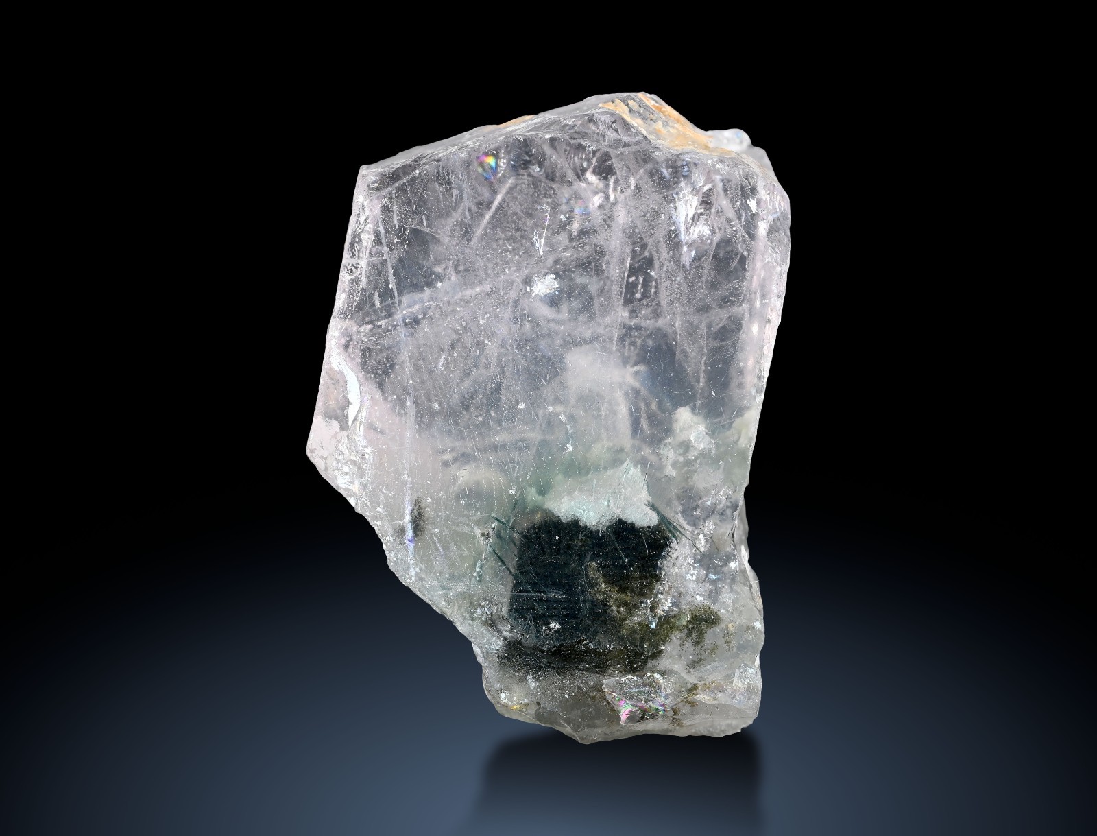 Apatite Crystal with Cassiterite Inclusion, Pakistan, 15g Mineral Specimen