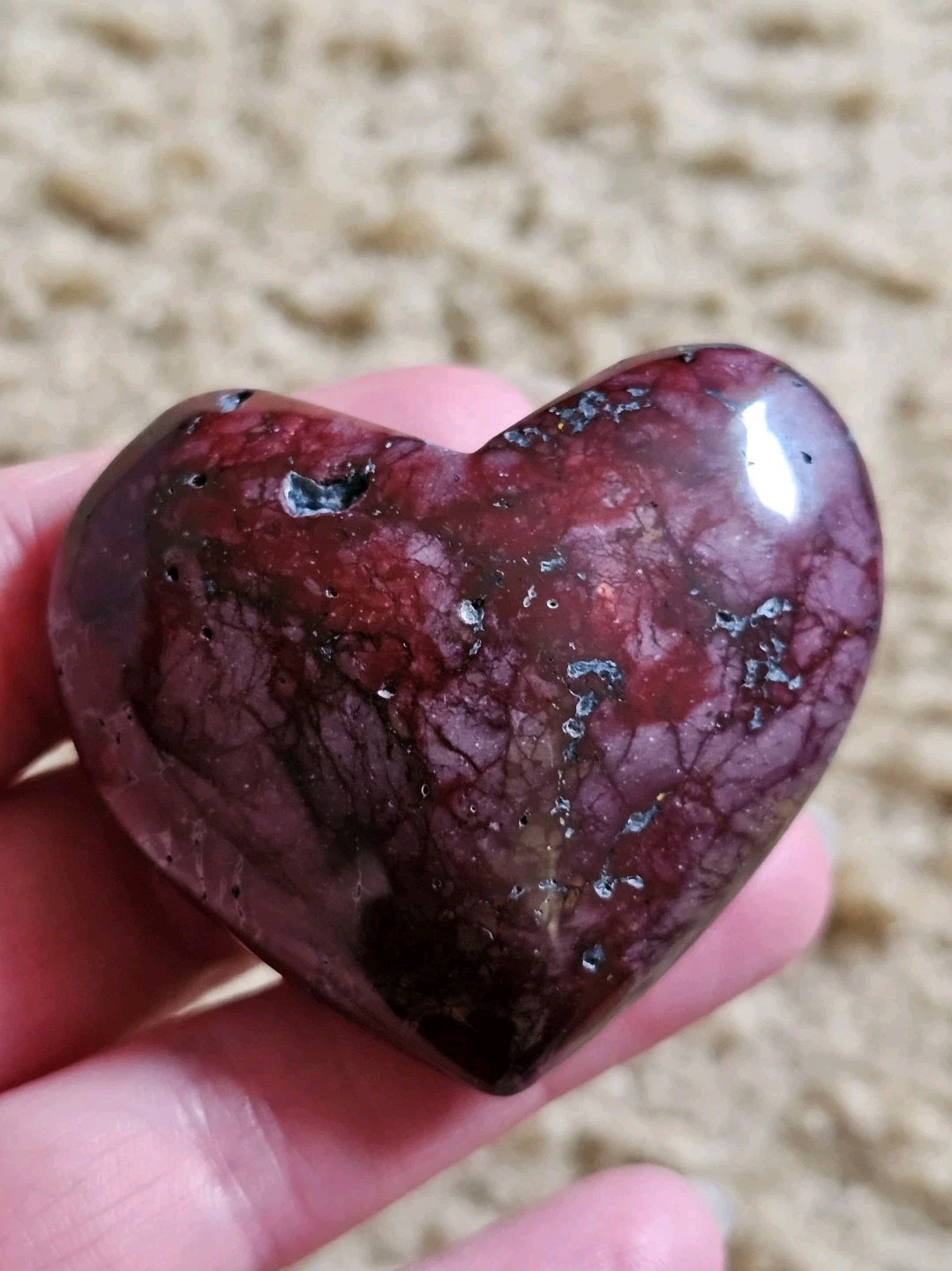 Unknown Stone Heart, Crystals & Stones, Mineral Specimen, Metaphysical Healing
