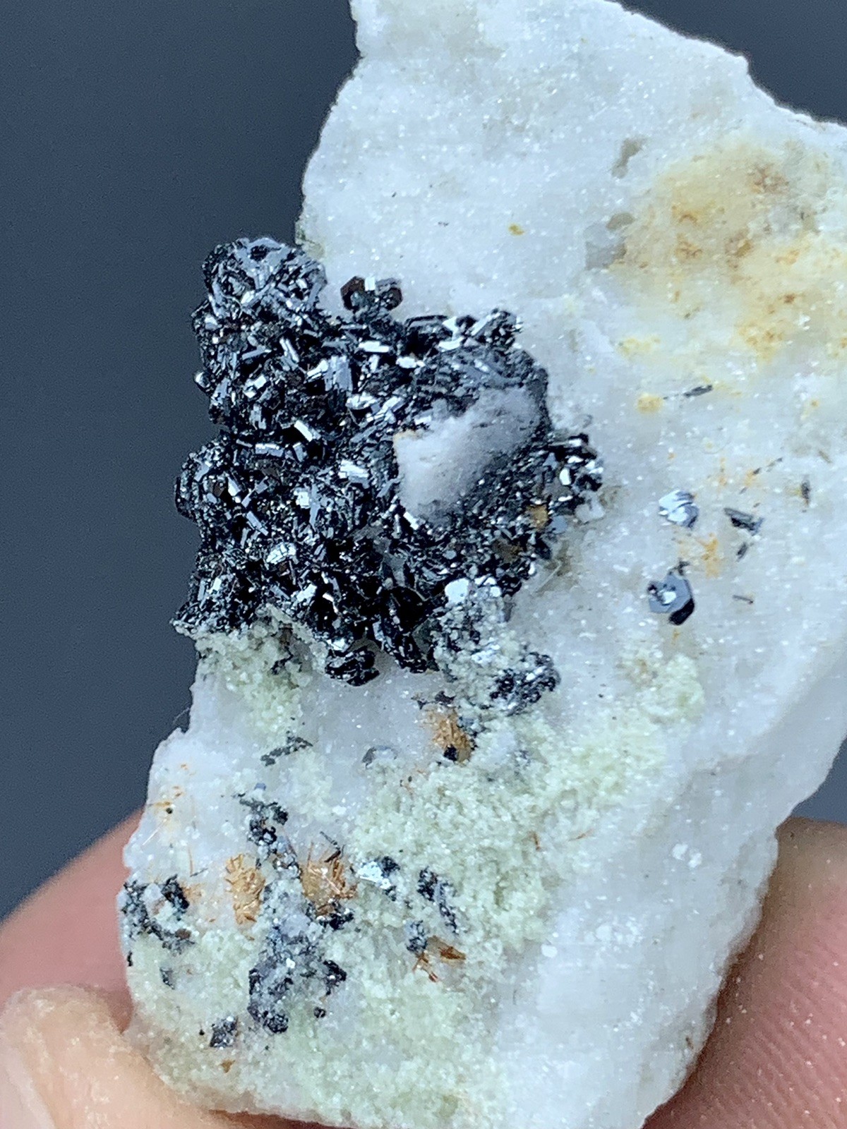 18 Gram Rare Hematite Crystal Flower On Matrix From Pakistan.