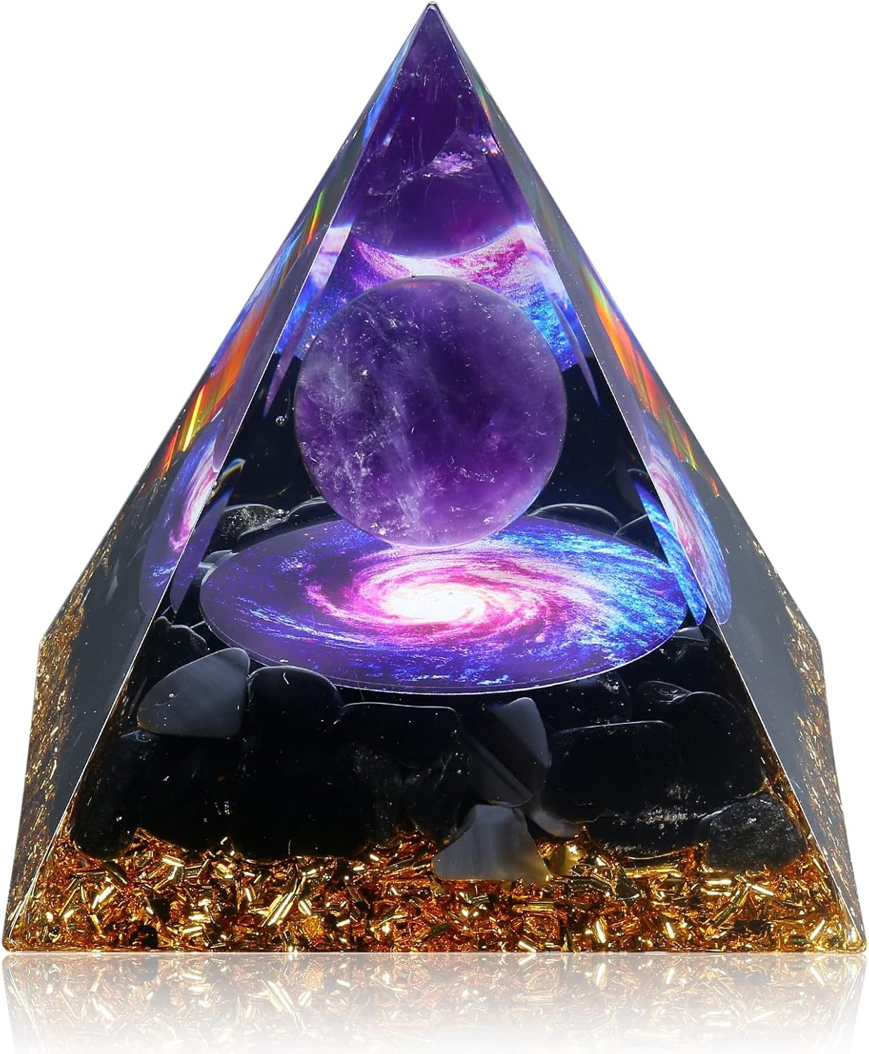Orgone Pyramid Energy Generator Emf Protection Healing Meditation Orgonite USA