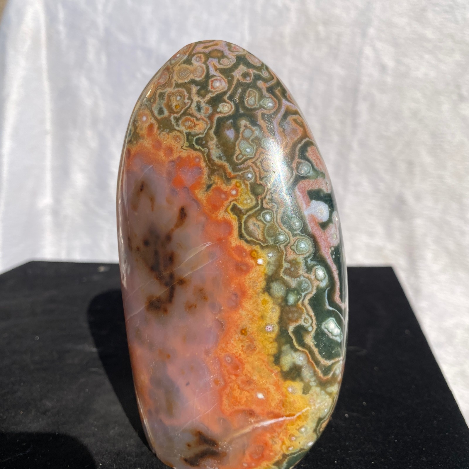 540g Natural polychrome Ocean Jasper Specimen Quartz Crystal Reiki Healing