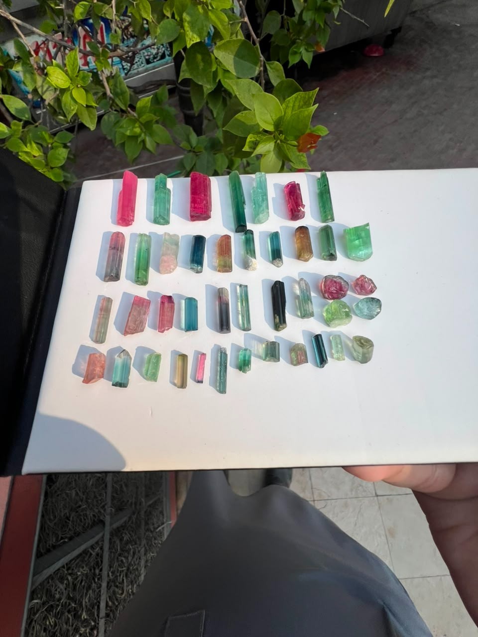 17.50GM | Natural Multi Colors Tourmaline Crystals Rough Specimen | Afghanistan