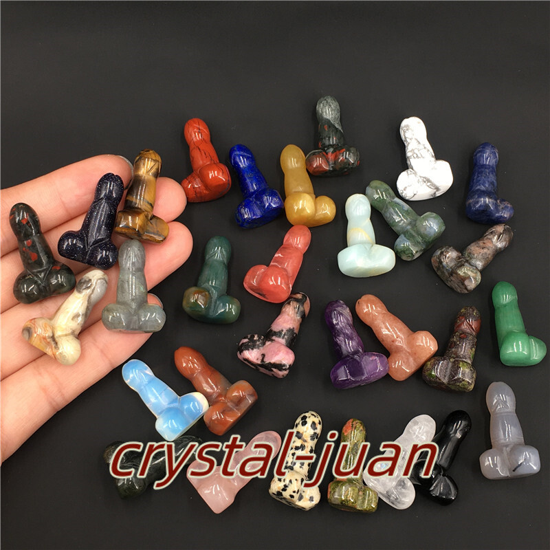 Wholesale A lot of Natural Mix Quartz Crystal Penis Skull crysta figurine