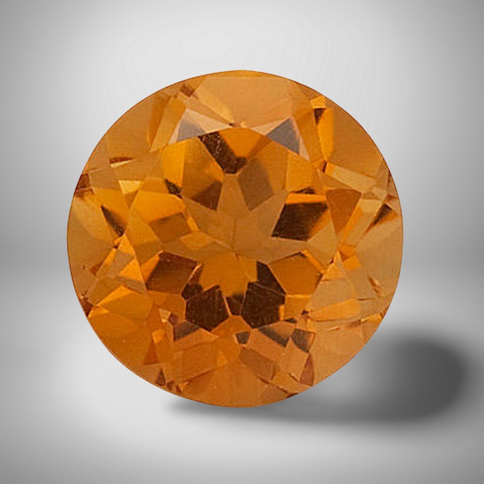 Citrine Round Cut Gemstone 1.80 Cts – 8 mm AAA+ Precious Jewelry Gem