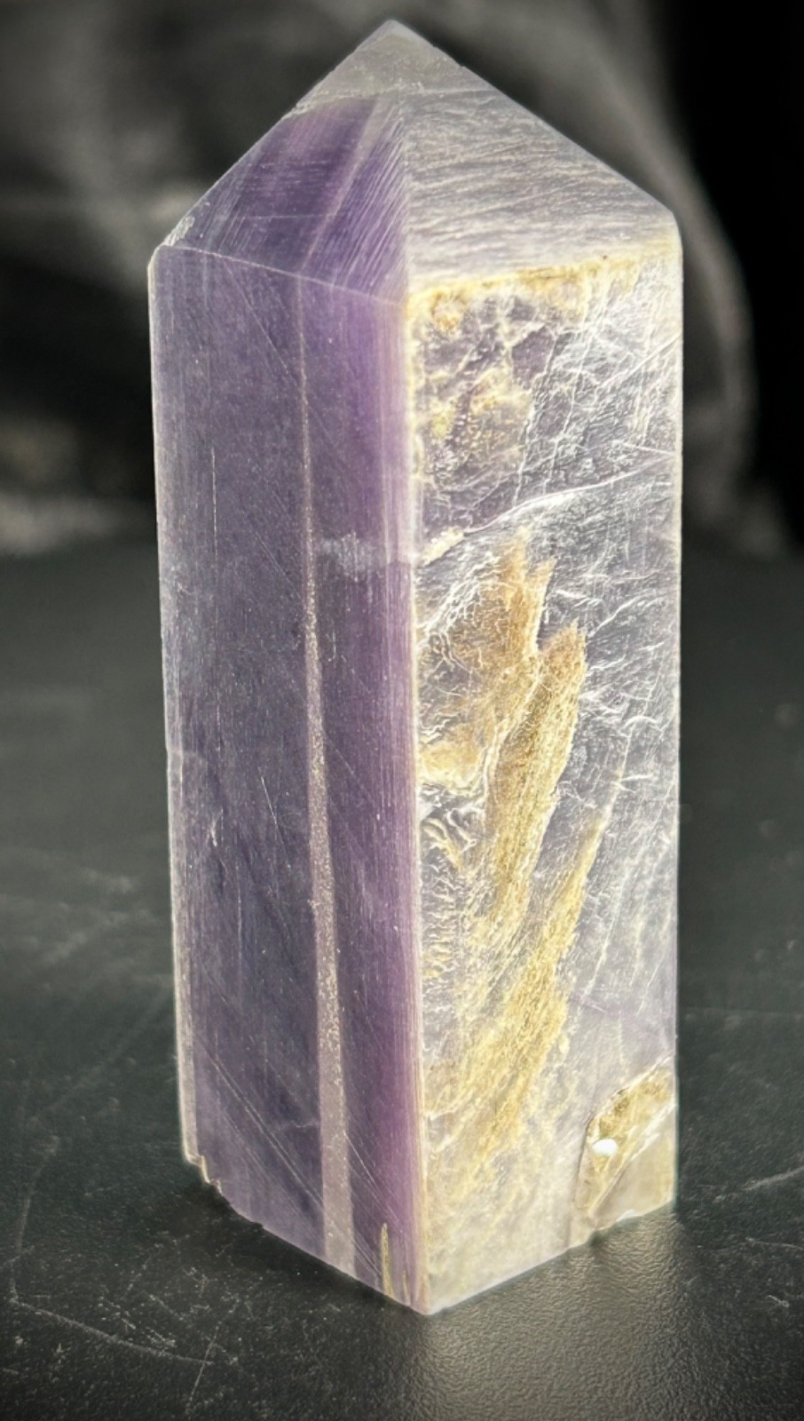2.82″ Gemmy Lepidolite Tower 3.1oz (87 grams)