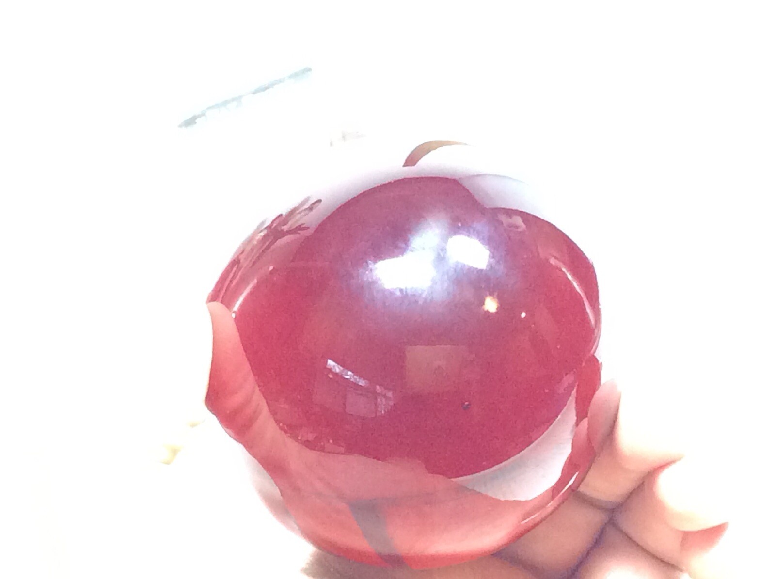 RED ORANGE BROWN ROOTBEER AMBER Crystal Balls Sphere Round Photography Decor
