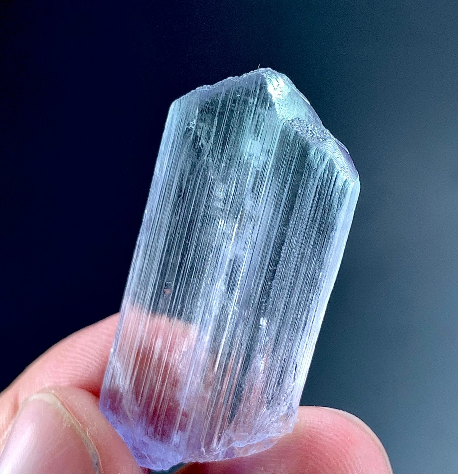 47 Carat Natural kunzite Crystal Specimen From Afghanistan