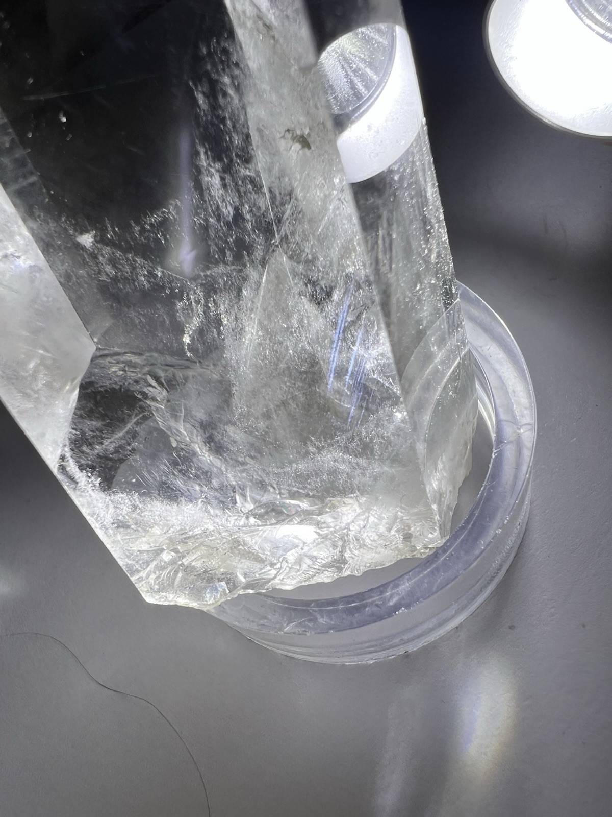 Blue Needle Quartz Point, 210g, Colombia