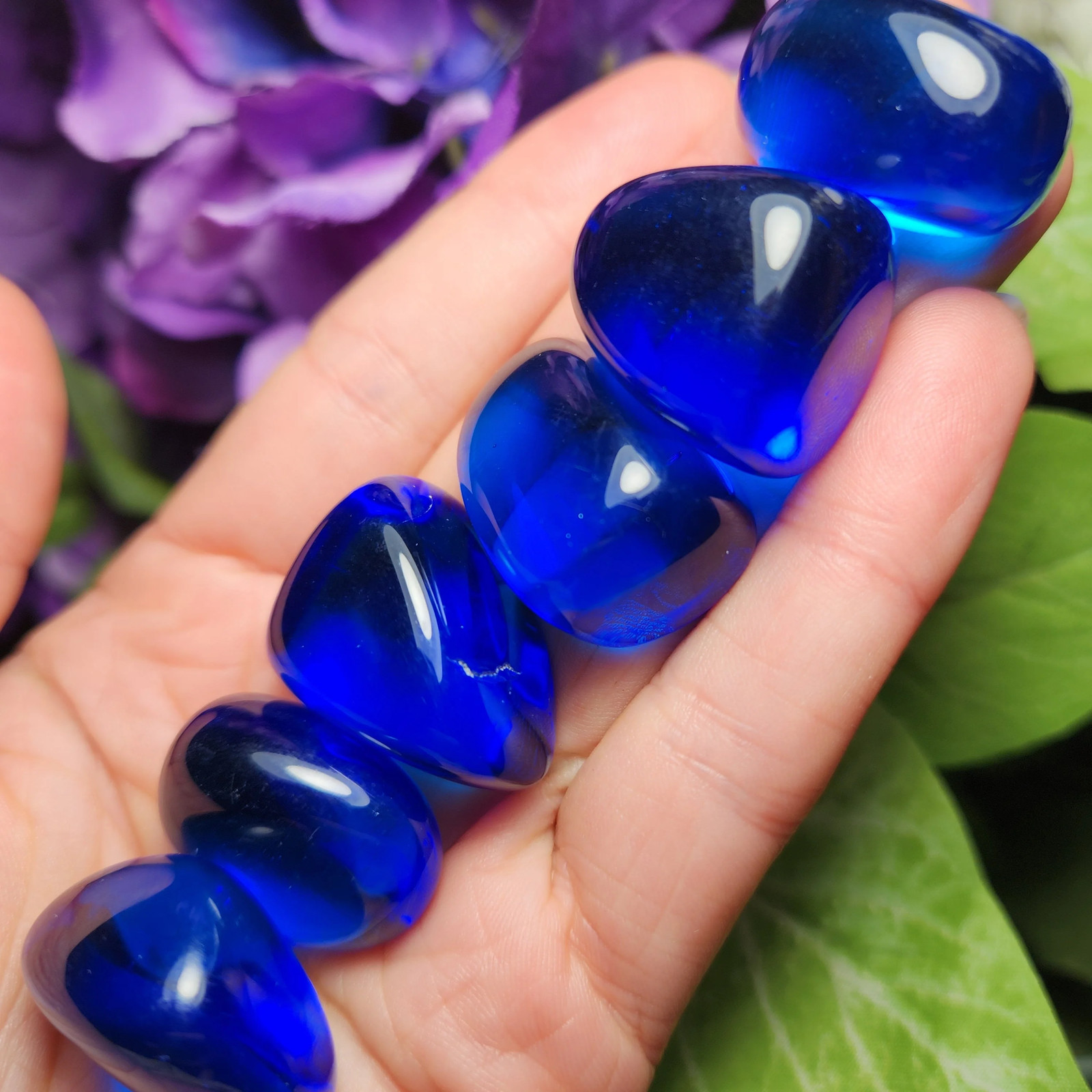 Cobalt Blue Obsidian Crystal