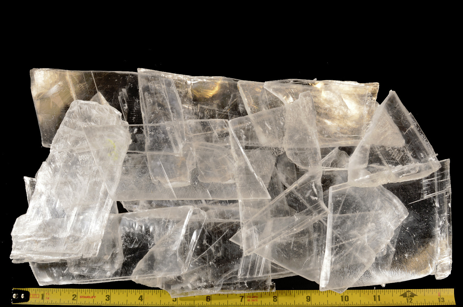 SELENITE Slab 3″ 2-3 Oz Forehead Rock Mineral Specimen Charging Plate Crystal