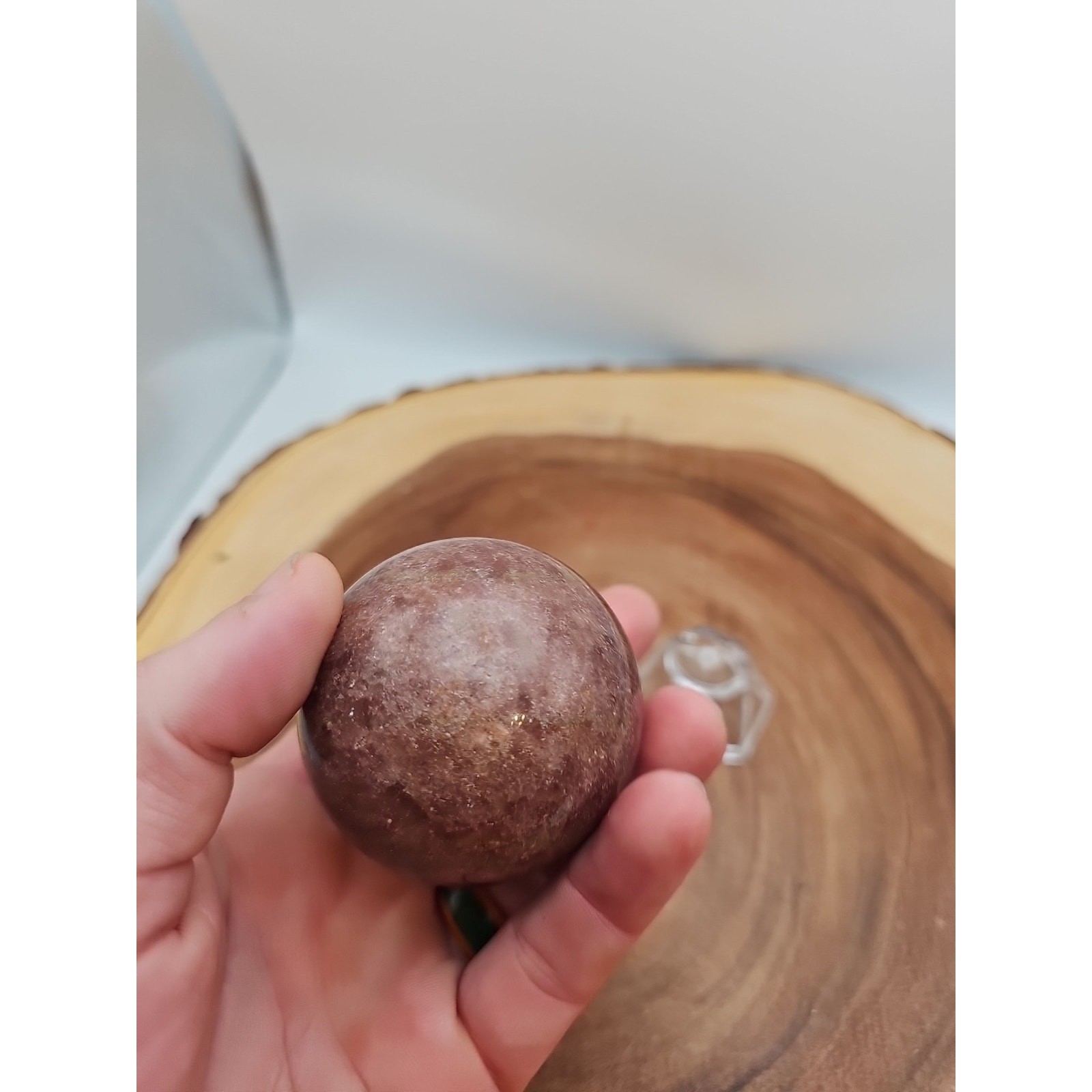 Strawberry Quartz Crystal Sphere – CrystalCloud Company