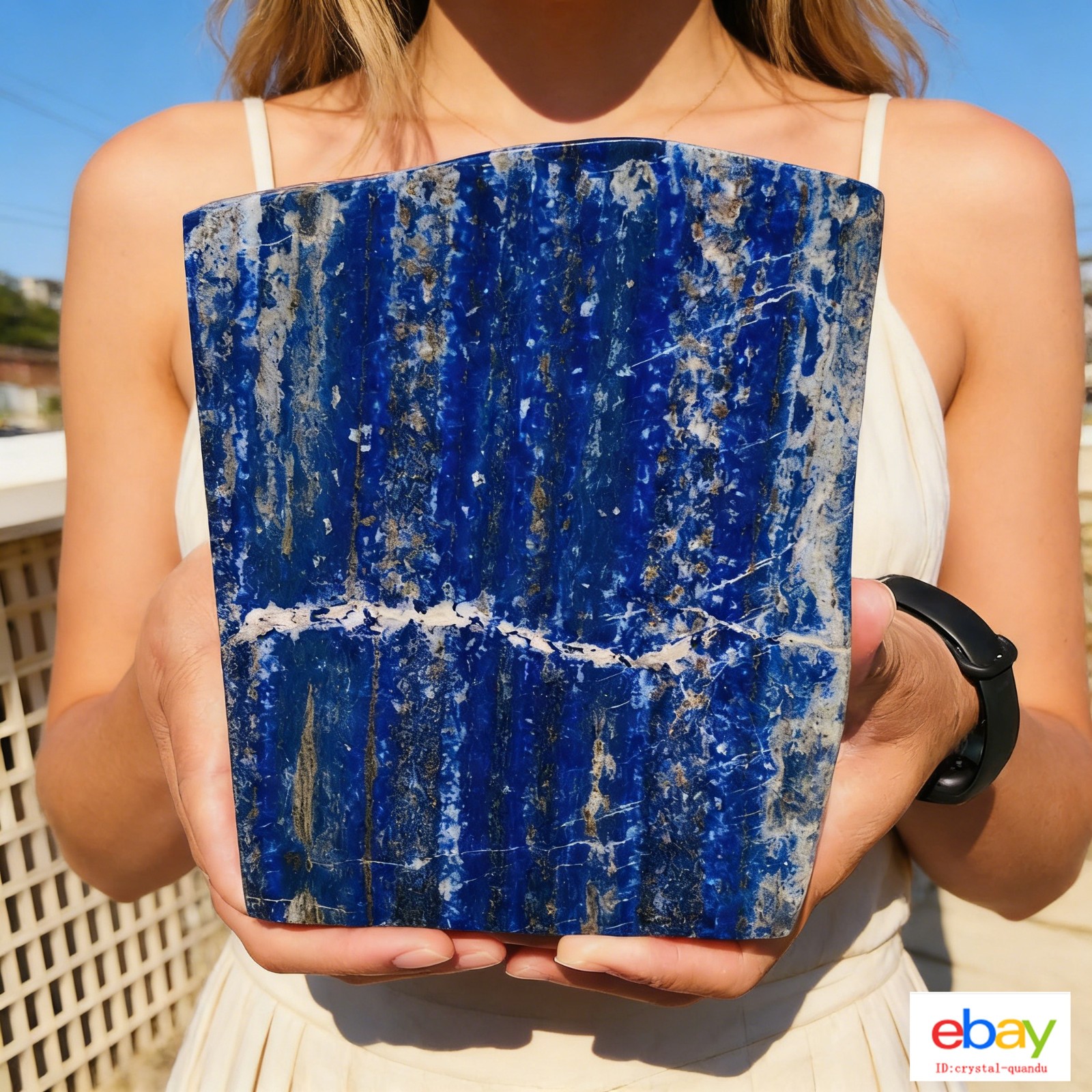3770g Natural Lapis Lazuli Large Freeform Polished Crystal Specimen MH2288