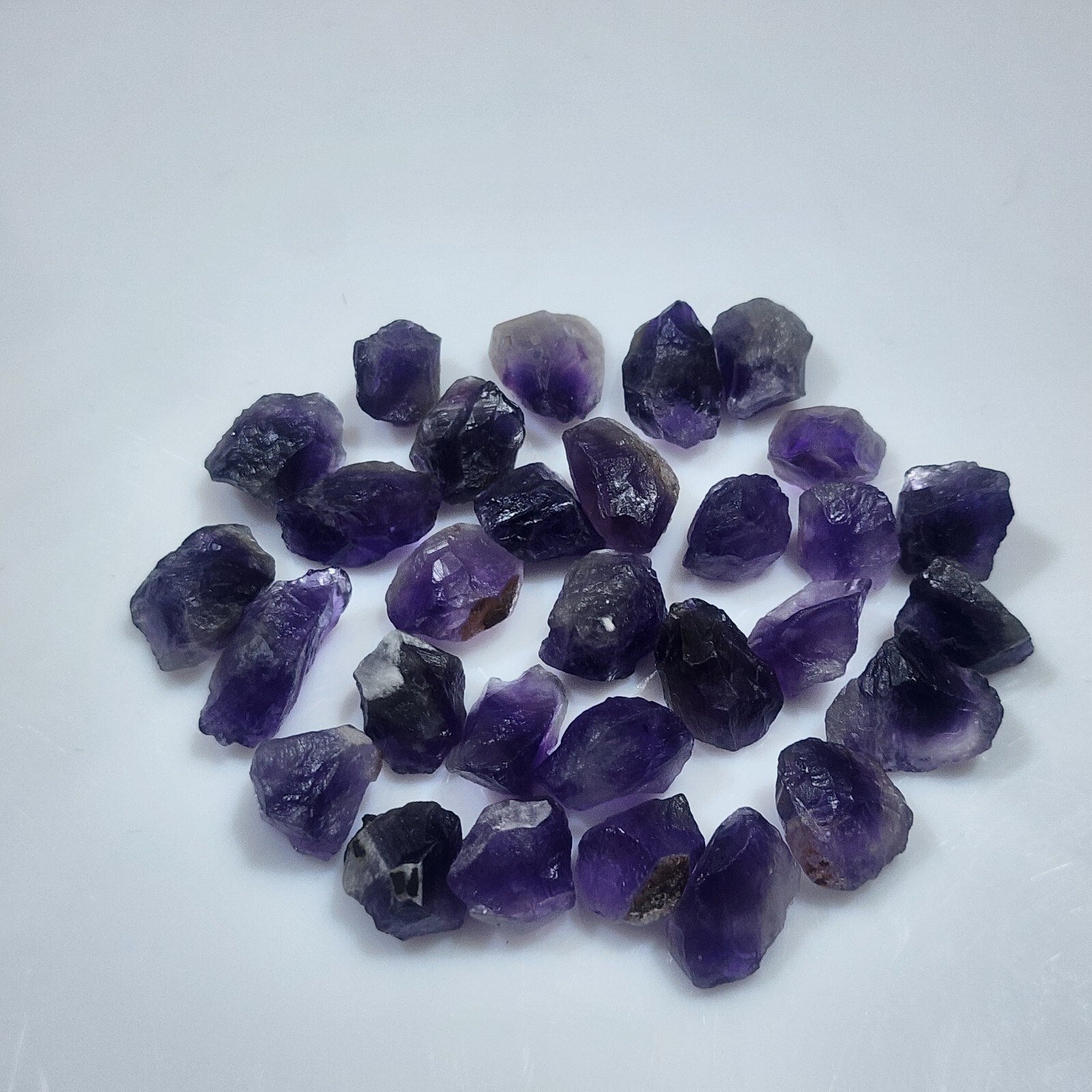 Excellent Raw Amethyst Crystal Chunks Size 14-22 MM Approx Bulk Lot Amethyst Raw