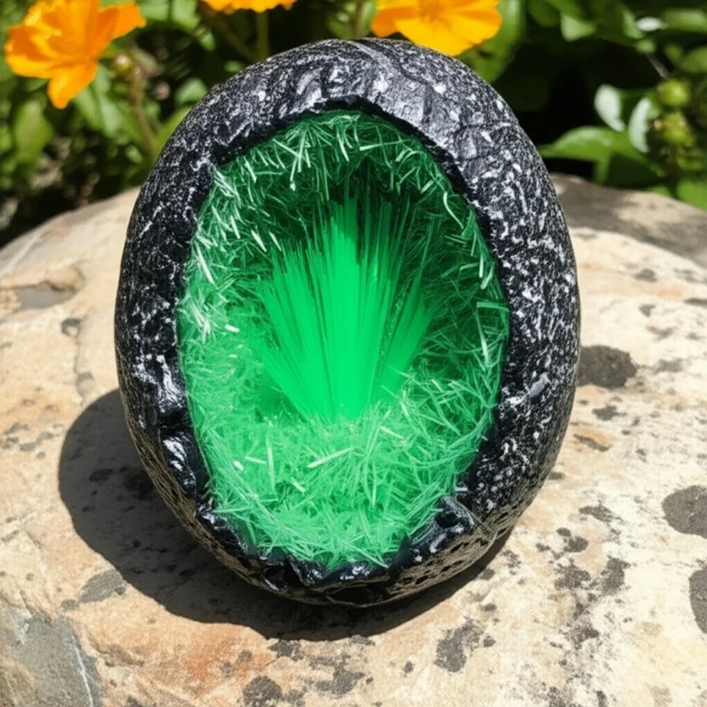 2025New Rare Green Copper Crystal Cluster Healing Goethite Quartz Specimen Decor