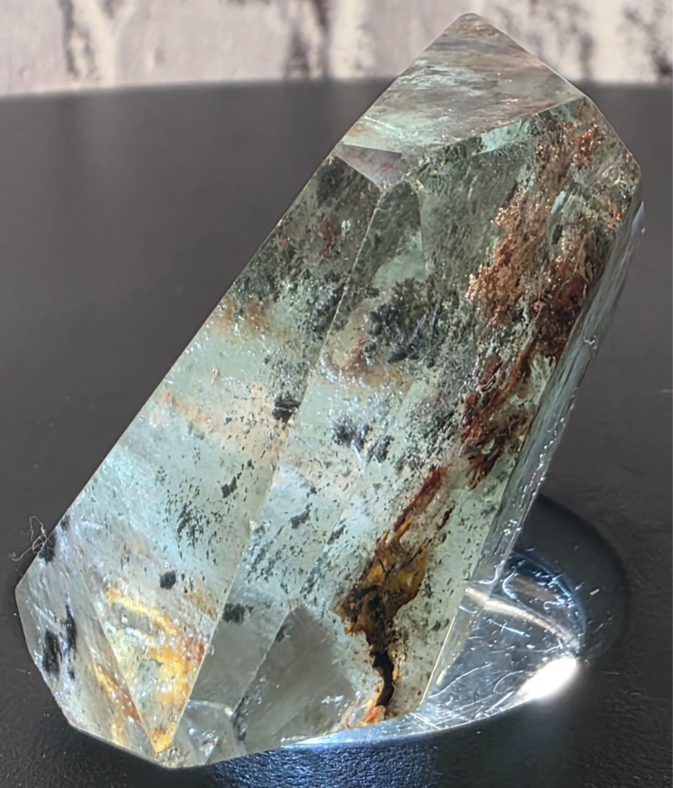 Natural Garden Quartz Crystal China Phantom Inclusion Specimen 59.01g Lodolite