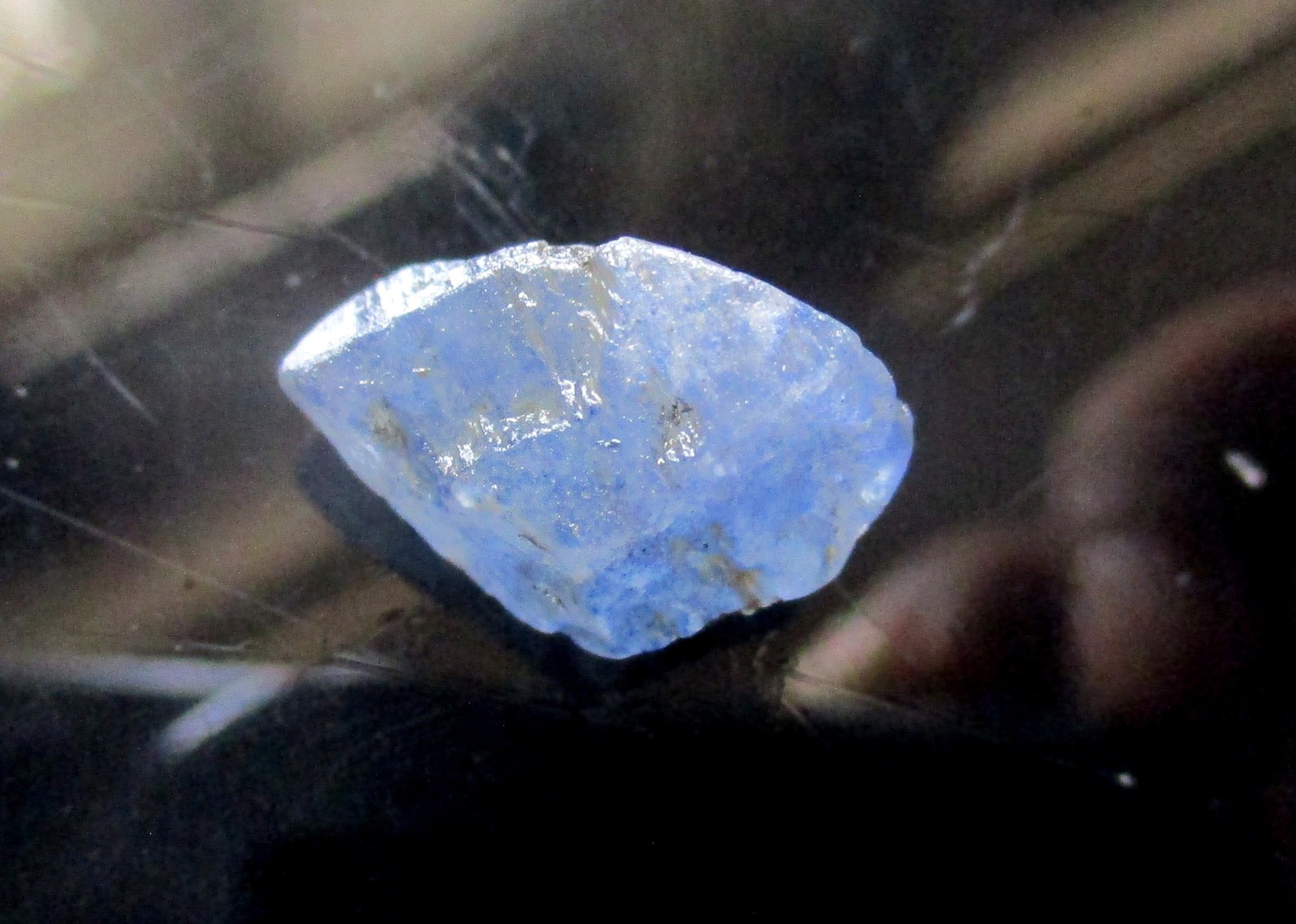 Natural Blue Sapphire Crystal Specimen, 10.75 Carats, Jammu Kashmir Origin
