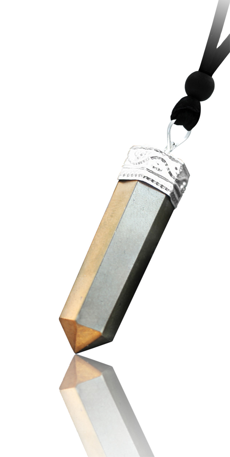 Pyrite Healing Crystal Necklace – Abundance & Luck Magnet. Prosperity & Wealth