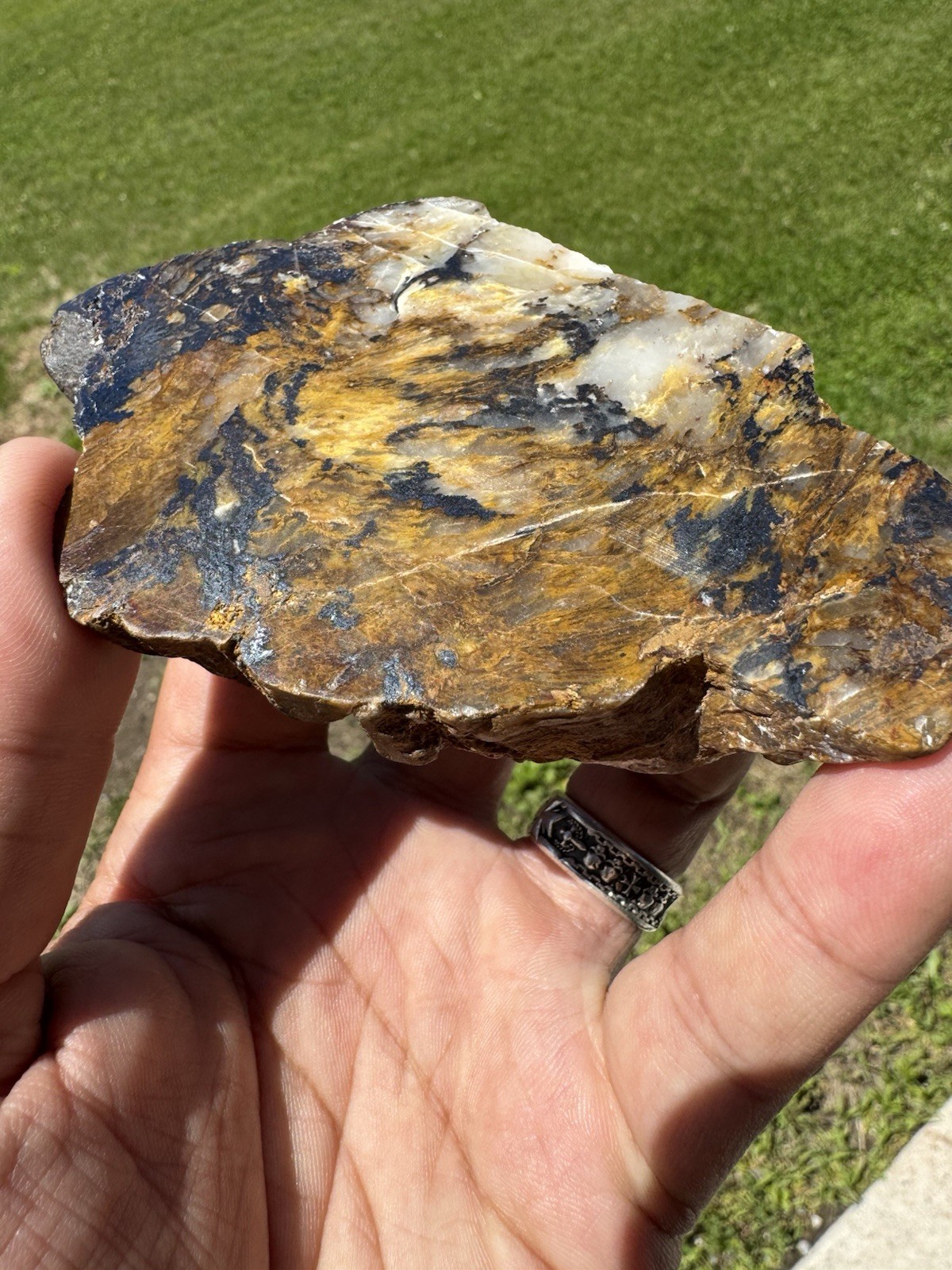 Binghamite Bundle – 3 Piece Set Rare Minnesota Silkstone/Cuyunite Specimens –