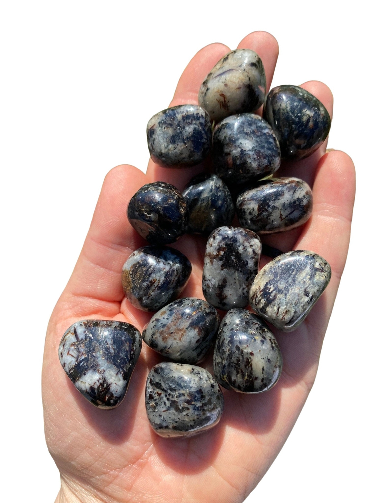 Astrophyllite Tumbled Stone, Natural Astrophyllite Stone from Russia