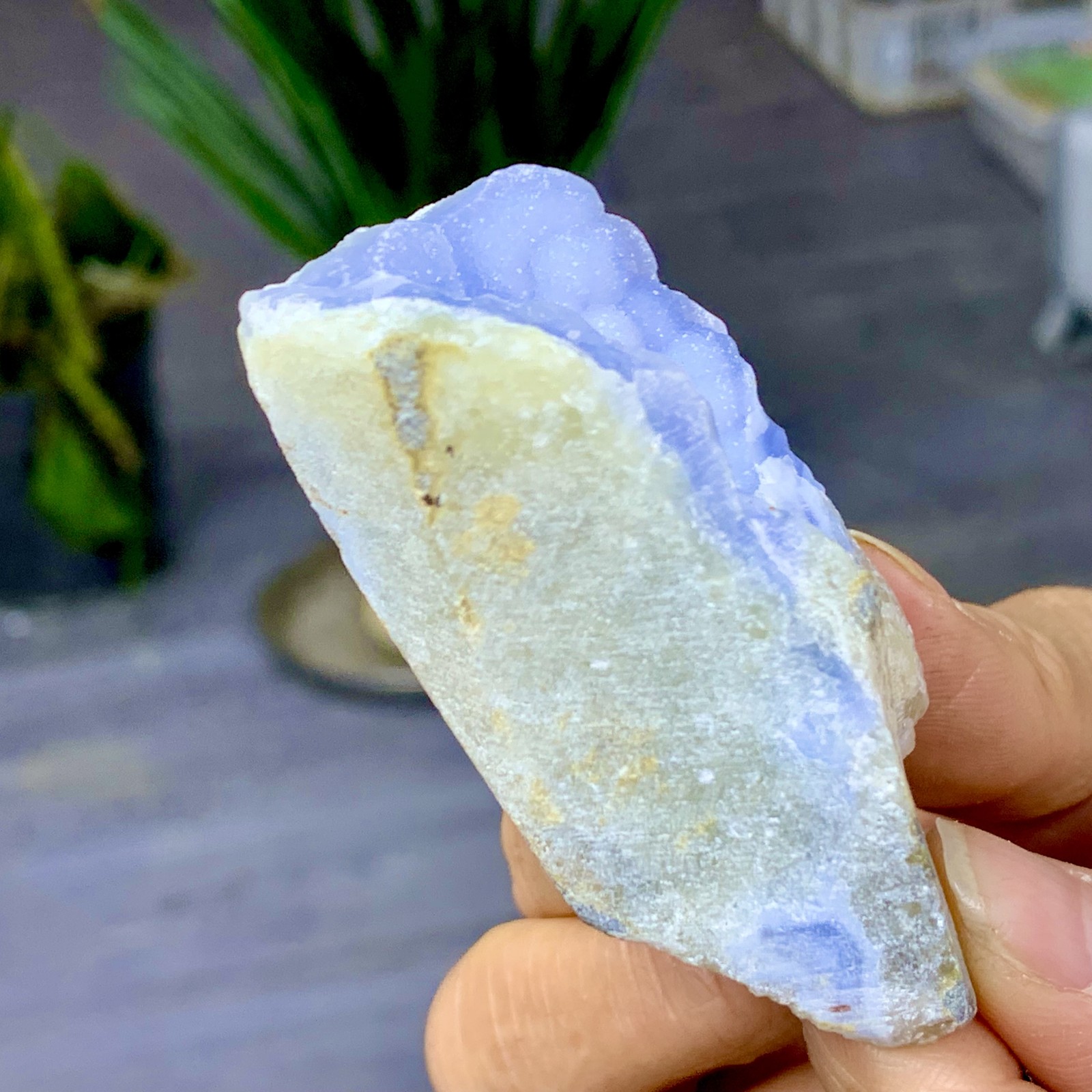 72G Natural blue textured agate specimens Healing