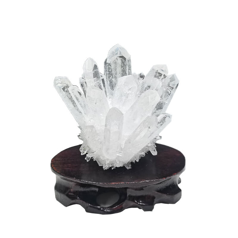 200-300g Natural Clear Quartz Cluster Crystal Point Gemstone Geode Specimen Gift