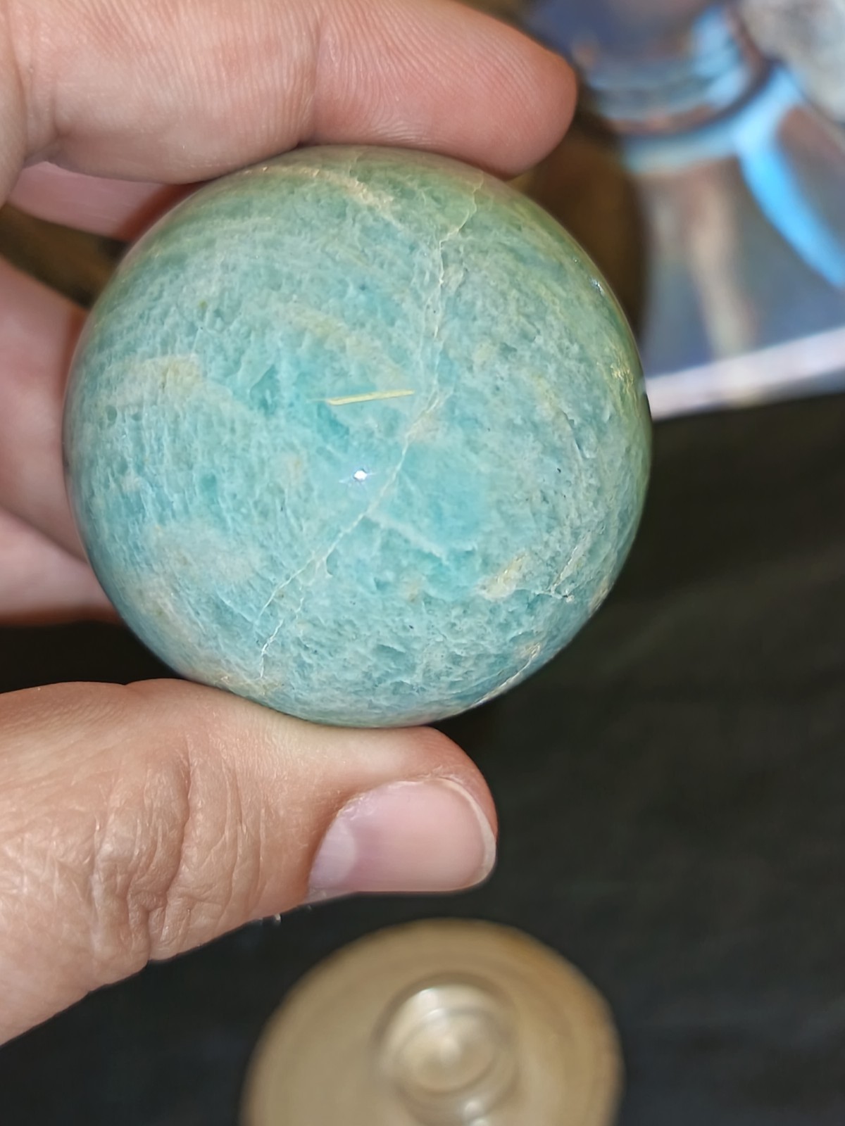 Amazonite Crystal Sphere 4cm