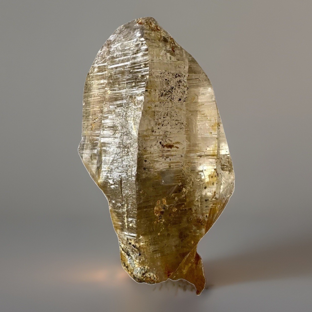 “Golden Comet” Ganesh Himalayan Quartz Secondary Growth Iron Oxide Nepal Crystal
