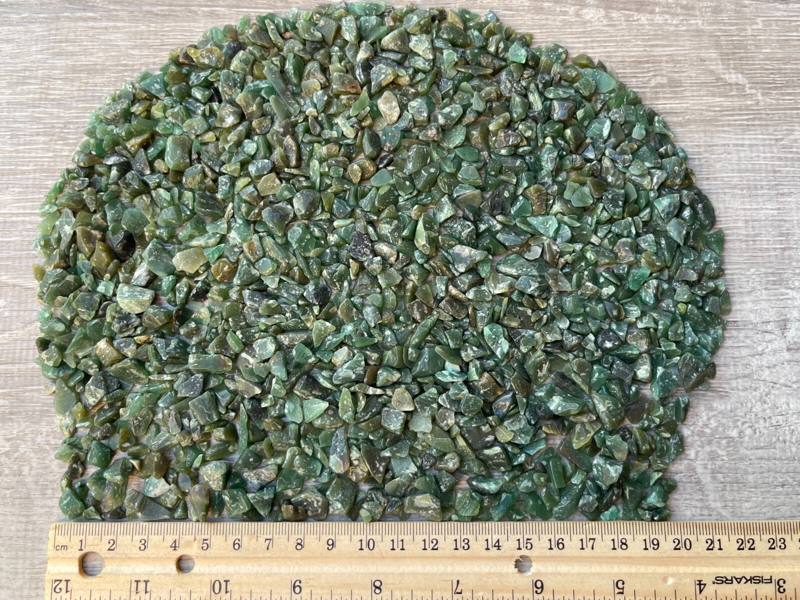 Grade A++ Green Aventurine Semi Tumbled Mini Chip 5 – 12 mm, Wholesale Bulk Lot