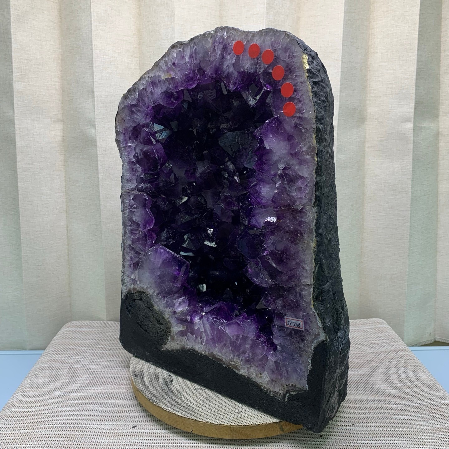 50LB Natural Amethyst Geode Quartz Crystal Cluster Cathedral Energy healing