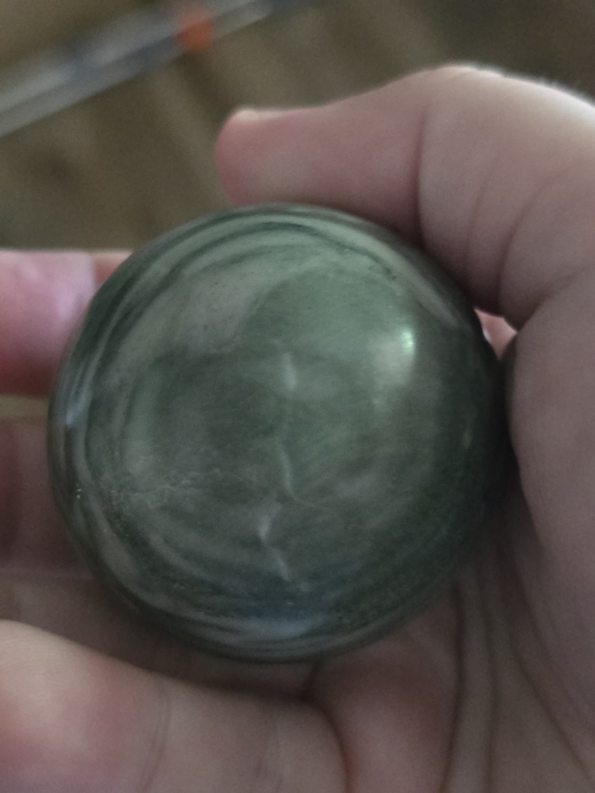 1.92 inch Zebra Jasper Sphere polished Make an offer