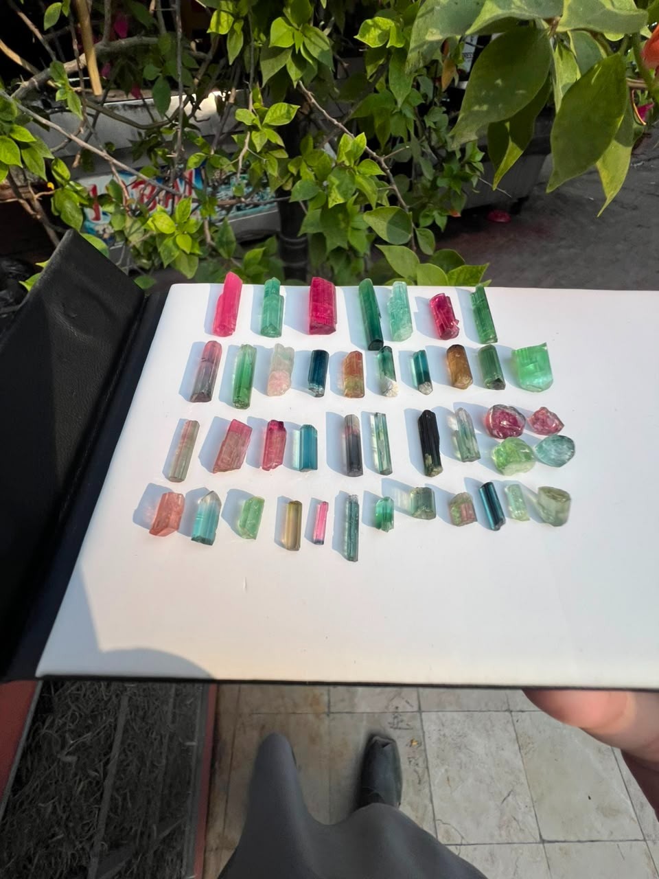17.50GM | Natural Multi Colors Tourmaline Crystals Rough Specimen | Afghanistan