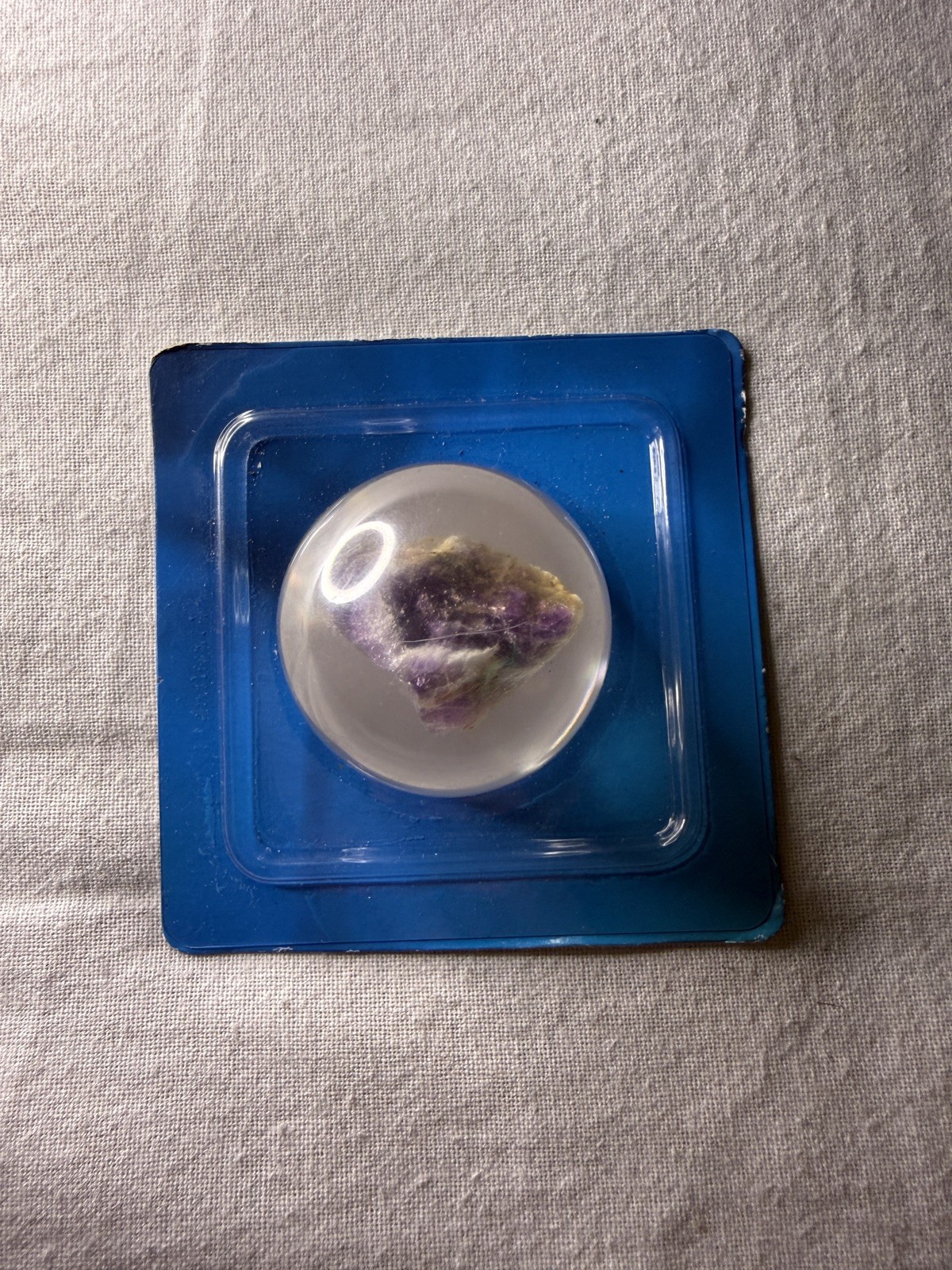 Amethyst Crystal Resin Paperweight Brand New In Box Collectors Gift UK