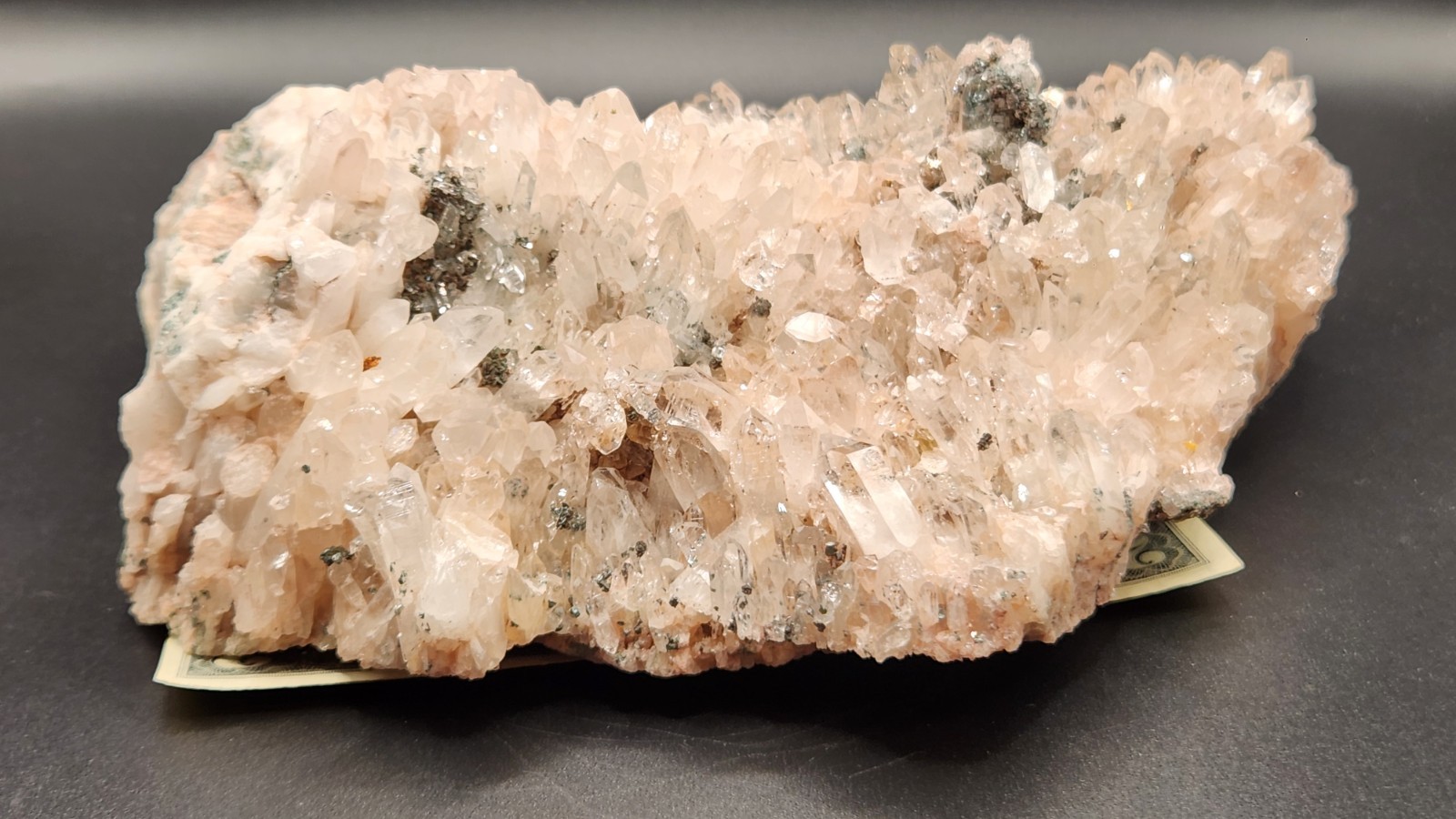 Crystal Allies Natural Specimens Cuarz Crystal Cluster Colombian Pink 2056 gr